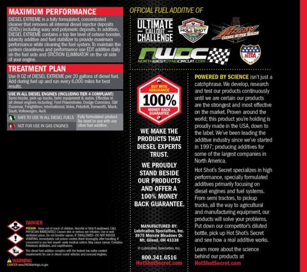 Hot Shot's Secret Diesel Extreme - Bud's Automotive Services, Inc.